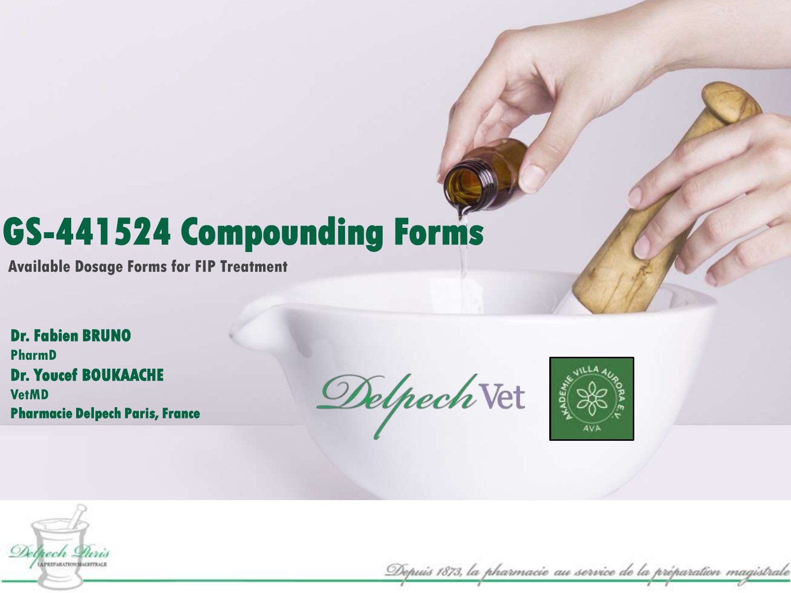 GS-441524 Compounding Forms by Delpech, Paris – slide 1 of 12